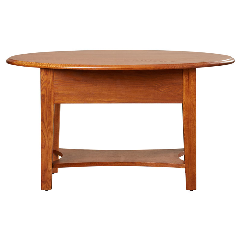 Charlton Home® Oval Solid Wood Coffee Table & Reviews Wayfair